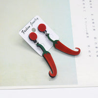 Bold And Eye-catching Cherry Earrings With A Striking Design