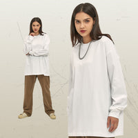 Men's Loose Long-sleeved T-shirt Top