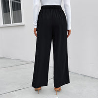 Casual High-waisted Wide-leg Pants Straight-leg Casual And Loose-fit