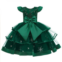 Children's Performance Dress Skirt Big Butterfly