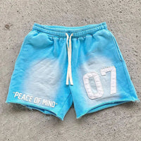 Geometric 3D Digital Printing Shorts