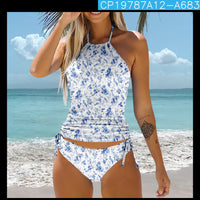 Pattern Bikini Beach Swimsuit Suit