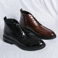 Autumn And Winter High-top Mid-cut Martin Boots Casual All-matching British Men