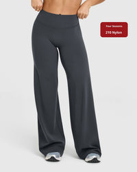 Slimming Casual Straight-leg Women's Wide Leg Sports Yoga Pants