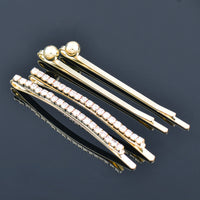 Rhinestone Edge Clip Girls' Hairpin Ins Niche Women's Headdress