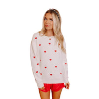Fashion Valentine's Day Love Long-sleeved Sweater