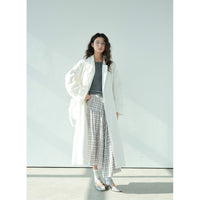Extended-style Korean-style Casual Loose-fit Preppy Trench Coat