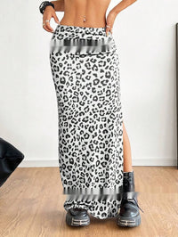 SpringSummer Pleated Slit Long Dress For Women