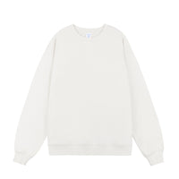 Solid Color Round Neck Men's Sweater Heavy Thickening American Fashion Brand Loose