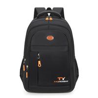 Men's Simple Solid Color Oxford Cloth Waterproof Backpack