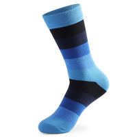 Men's Stockings Cotton Over Calf Striped High Waist
