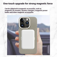 Rotating Aluminum Alloy Bracket Carbon Fiber Pattern Drop-resistant Texture Shell