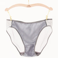 Knitted Mid-waist Silk Satin Mesh Mulberry Silk Underwear