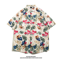 Men's Vintage Shirt With Short Sleeves
