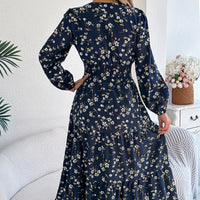 Womens SummerAutumn Slimming Youth-Enhancing Sweet Dress