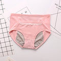 Lady Lace Traceless Briefs Physiological Panties Plus Size Leakproof Belt Pocket Menstrual Panties
