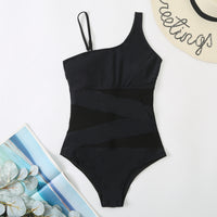 Slanted Shoulder Conservative Sling Bikini