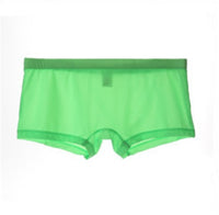 Men's Ice Silk Flat Corner Thin Semitransparent Underwear