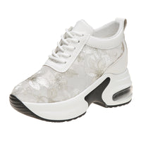 Spring New Sports Style Mesh Lace Casual Shoes
