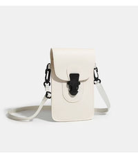 Minimalist Unisex Lock-clasp Crossbody Mini Bag