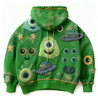 Fashion Casual Printed Polyester Sweater