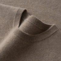 Cashmere Sweater Men's Low Round Neck Business Casual Cashmere Sweater