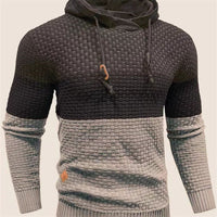 Jacquard Sweatshirt With Long Sleeves And A Hood