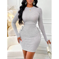 European And American Long Sleeve Dress