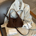Womens Retro Minimalist Shoulder Crossbody Bag