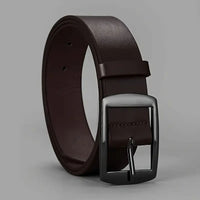 Men's Pin Buckle PU Microfiber Eyelet Belt Fashion Casual Belt