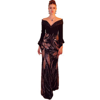 Womens Stylish And Elegant Waist-cinching Dress