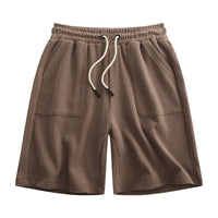 Simple Drawstring Waist Sports Shorts Men