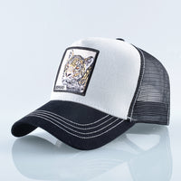 Simple Breathable Baseball Cap With Animal Embroidery