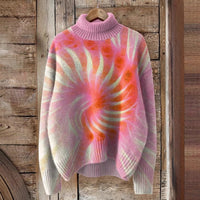 Christmas Women's Printed Wear Turtleneck Sweater