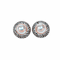 Elegant Minimalist Metal Stud Earrings 925 Silver Posts