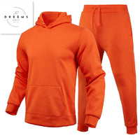 Men's Casual European Style Size Blank Solid Color Set