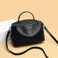 Fashion Trendy Portable First Layer Cowhide Ladies One-shoulder Messenger Bag