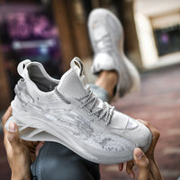 New Men's Trend Summer Breathable Fluorescent Outdoor Running Shoes
