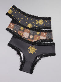 Plus Size Lace Panties Female Low Waist Seamless