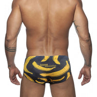 Men's Banana Fashion Printing Swim Briefs