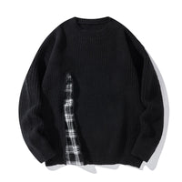 American Versatile And Simple Knitted Sweater With Long Sleeves