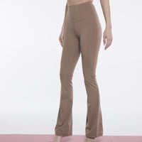 Antibacterial High Waist Hip Lift Yoga Pants Women's Casual Fitness Wide-leg Pants