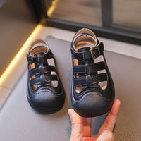 Summer New Boys' Anti-kick Beach Shoes Hollow Out
