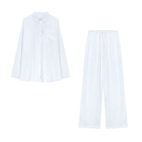 Summer Wide-leg Pants Casual Pants Fashion Two-piece Set