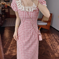 Compact Yet Stunning A One-of-a-kind, Beautifully Lacy Long Dress