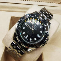Steel Belt Quartz Rubber Sports Watch