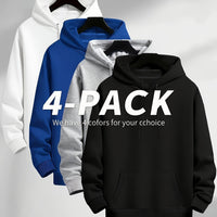 Men's Heavyweight Hoodie Kangaroo Pocket Sweatshirt