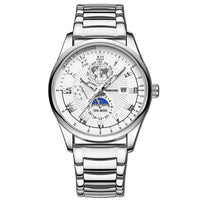 Men's Waterproof Luminous Wrist Belt Moon Quartz Watch