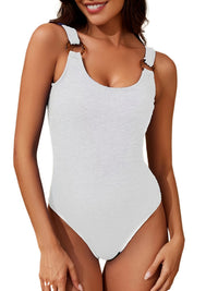 One-piece Swimsuit Women's Jacquard Pure Color Tight Bikini