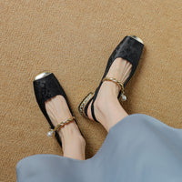 Mary Jane Fashion Personality Pearl Women's Sandals